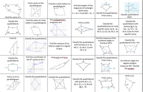 properties of quadrilaterals game.
